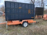 AMERICAN ARROW/MESSAGE BOARD solar powered, trailer mounted. Located: 205 Creek Rd Camp Hill, PA 170