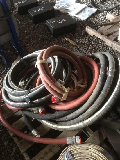 PALLET OF HYDRAULIC HOSES SUPPORT EQUIPMENT