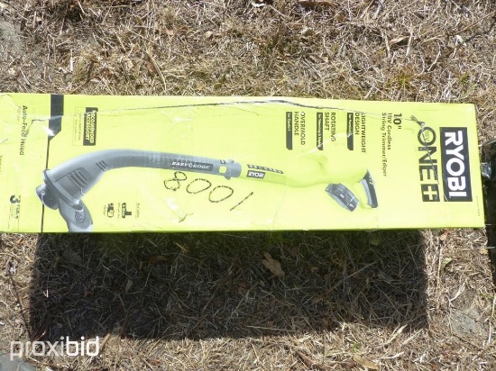 NEW RYOBI 18 V EDGER NEW SUPPORT EQUIPMENT