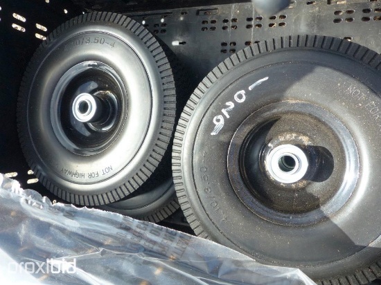 NEW 10" PNEUMATIC TIRES (SET OF 4) NEW SUPPORT EQUIPMENT