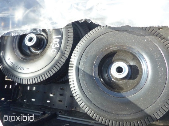 NEW 10" PNEUMATIC TIRES (SET OF 4) NEW SUPPORT EQUIPMENT
