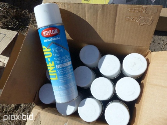 NEW ORANGE MARKING PAINT (12 PER LOT ) NEW SUPPORT EQUIPMENT