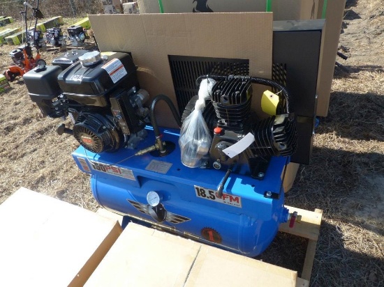 NEW HONDA 30 GAL TRUCK MOUNT ELEC START AIR COMPRESSOR 18.5 CFM- EAGLE- 1 YR FACTORY WARRANTY NEW SU