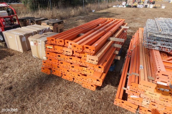 PALLET OF RACKING SUPPORT EQUIPMENT
