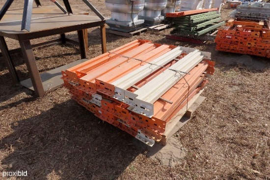 (40) 51IN. TEAR DROP PALLET RACK BEAMS SUPPORT EQUIPMENT