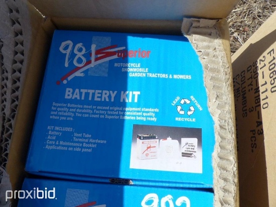 NEW LAWNMOWER BATTERY 12N14-A3 NEW SUPPORT EQUIPMENT