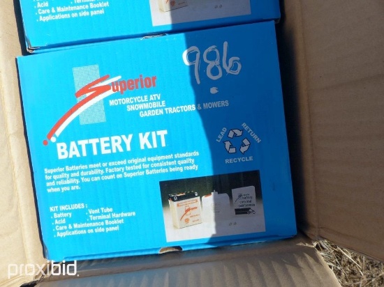 NEW LAWNMOWER BATTERY S50-N18L-A3 NEW SUPPORT EQUIPMENT