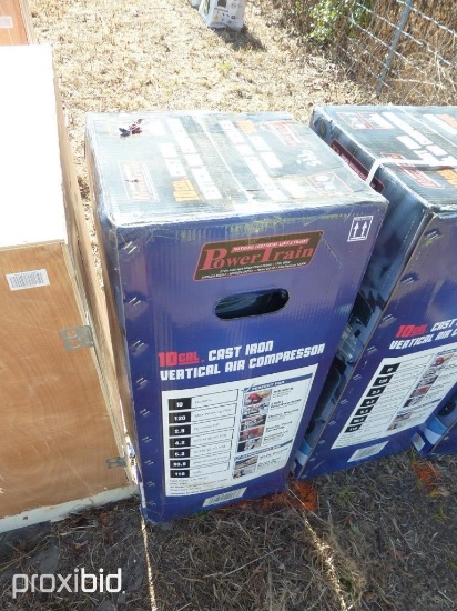 NEW 10 GAL 2 HP POWERTRAIN AIR COMPRESSOR NEW SUPPORT EQUIPMENT