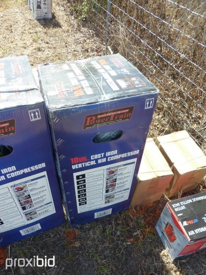 NEW 10 GAL 2 HP POWERTRAIN AIR COMPRESSOR NEW SUPPORT EQUIPMENT