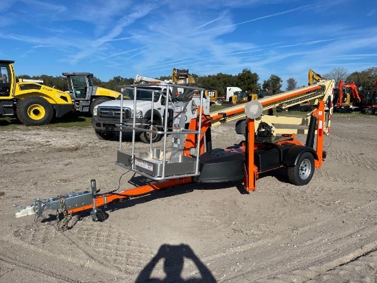LIKE NEW JLG T350 BOOM LIFT electric powered, equipped with 35ft. Platform height, articulating boom