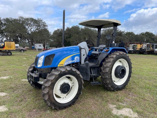 UNUSED NEW HOLLAND T5060 AGRICULTURAL TRACTOR 4x4, powered by diesel engine, 105hp, equipped with RO