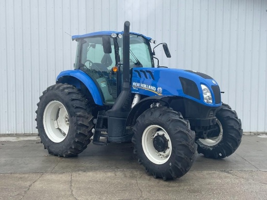 2017 NEW HOLLAND TS6.130 AGRICULTURAL TRACTOR 4x4, powered by diesel engine, 130hp, equipped with ER