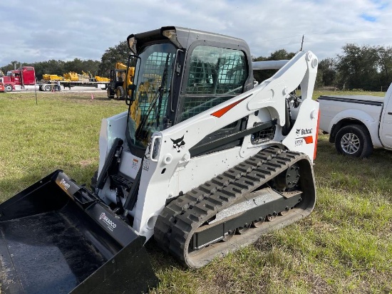 2017 BOBCAT T770 RUBBER TRACKED SKID STEER SN:AT6314204 powered by diesel engine, 92hp, equipped wit
