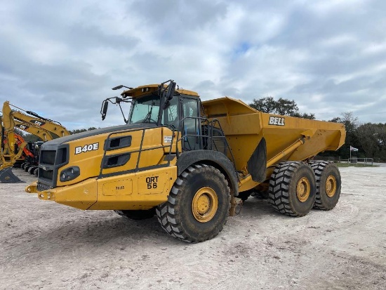 2019 BELL B40E ARTICULATED HAUL TRUCK 6x6, powered by Mercedes diesel engine, 510hp, equipped with C