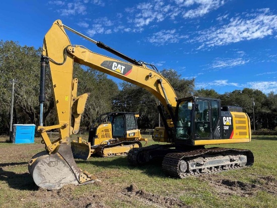 2015 CAT 323FL HYDRAULIC EXCAVATOR SN:XCF00819 powered by Cat diesel engine, equipped with Cab, air,