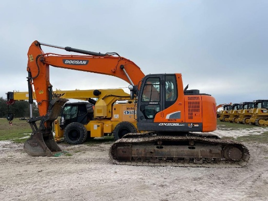 2017 DOOSAN DX235LCR-5 HYDRAULIC EXCAVATOR SN:WEF0001179...powered by diesel engine, equipped with C
