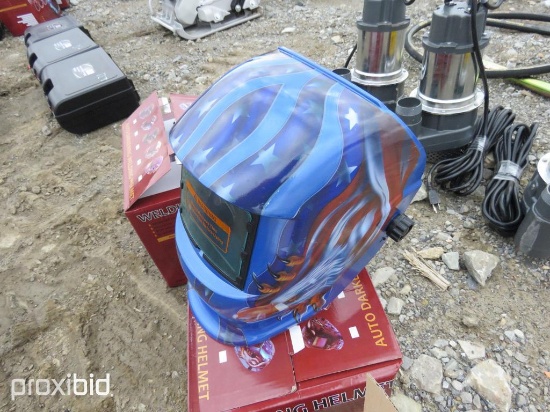 NEW AUTO DARKENING WELDING HELMET NEW SUPPORT EQUIPMENT