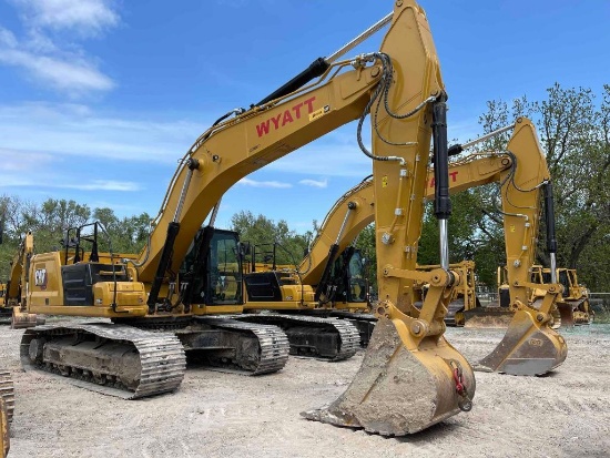 2020 CAT 336GC HYDRAULIC EXCAVATOR SN:GSF10017 powered by Cat diesel engine, equipped with Cab, air,