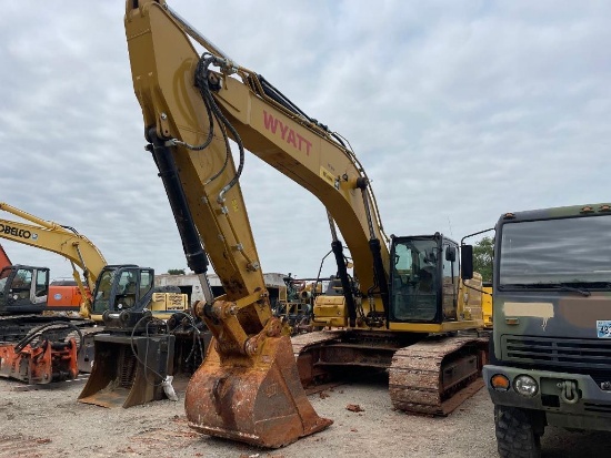 2018 CAT 336GC HYDRAULIC EXCAVATOR SN:GSF10016 powered by Cat diesel engine, equipped with Cab, air,