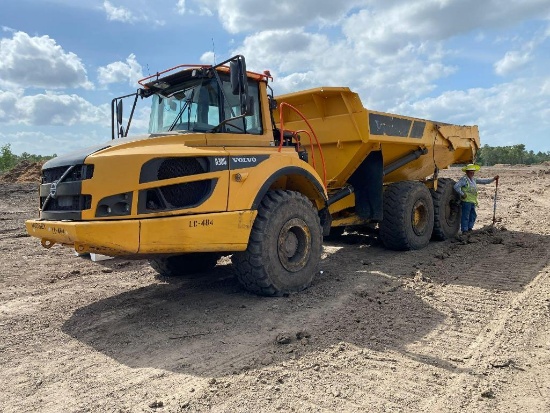 2018 VOLVO A30G ARTICULATED HAUL TRUCK SN:742114...6x6, powered by V-D11M diesel engine, equipped wi