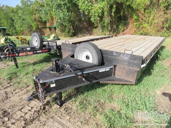 2017 TEXAS MADE 20FT. TAGALONG TRAILER VN:D597042 equipped with 20ft. X 8ft. Deck, ramps, ball hitch