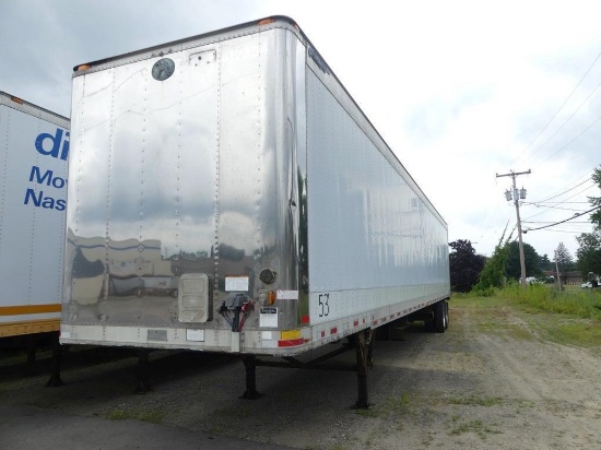 2000 GREAT DANE MOVING TRAILER VN:1GRAA06231B101216 equipped with 53ft. van body, swing rear doors,