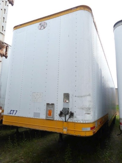 1984 GREAT DANE MOVING TRAILER VN:1GRAB9624FSO050706 equipped with van body, swing rear doors, 55,00