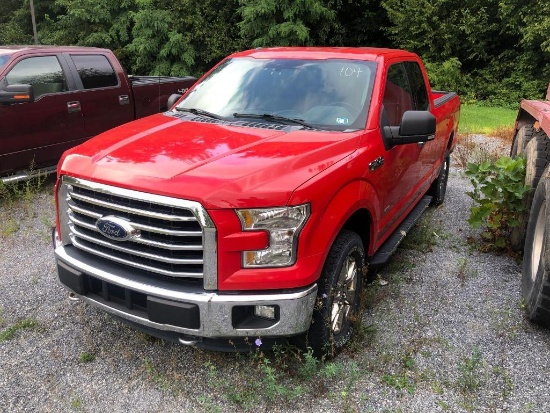2015 FORD F150XLT PICKUP TRUCK VN:1FTFX1EG7FFB88796 4x4, powered by Ecoboost 3.5 liter gas engine, e