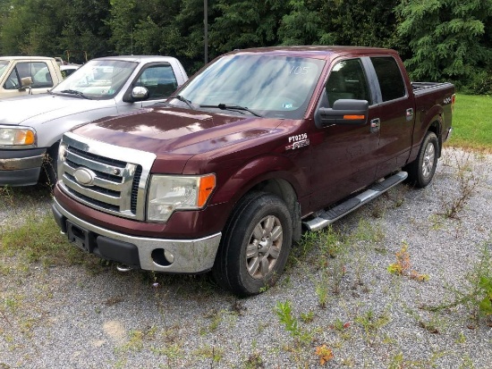 2009 FORD F150XLT PICKUP TRUCK VN:1FTRW14829FA78964 4x4, powered by 4.6 liter gas engine, equipped w