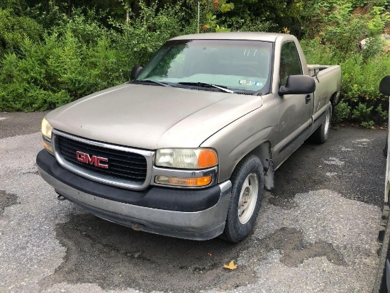 1999 GMC SIERRA SL PICKUP TRUCK VN:1GTEC14W0XE551866 powered by 4.3 Liter gas engine, equipped with