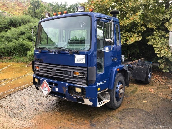 1989 VOLVO FE615 CAB & CHASSIS VN:YB3U6A3A0KB435241 powered by 5.5 liter diesel engine, equipped wit