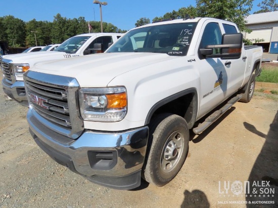 2019 GMC SIERRA 2500HD PICKUP TRUCK VN:1GT12NEGXKF271679 4x4, powered by 6.0L gas engine, equipped