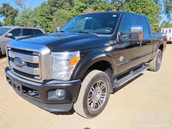 2015 FORD F250 PLATINUM PICKUP TRUCK 4x4, powered by 6.7L Power Stroke diesel engine, equipped with
