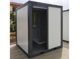 NEW BASTONE PORTABLE WASHROOM & SHOWER PORTABLE BATHROOM STATION toilet, shower, electrical hook up.