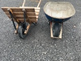 QTY 2 MASONRY WHEEL BARROWS SUPPORT EQUIPMENT Located in Bainsville K0C 1E0 Contact Charlie 1-514-91