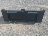 New KIT CONTAINER 66'' SNOW PUSHER SNOW EQUIPMENT to fit skid steer quick coupler. Located in: Bains