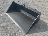 New KIT CONTAINER 66'' SNOW PUSHER SNOW EQUIPMENT to fit skid steer quick coupler. Located in: Bains