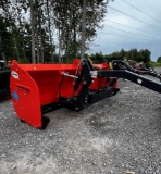 NEW COTECH EI30712 7FT. -12FT. INVERTED FRONT PLOW/ GRATTE AVANT SNOW EQUIPMENT equipped with partia