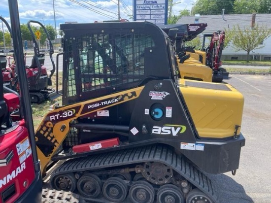 2019 ASV RT30 RUBBER TRACKED SKID STEER SN:7102 powered by diesel engine, equipped with EROPS, auxil
