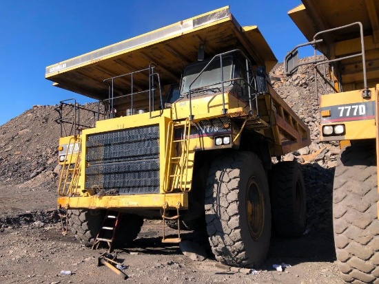CAT 777D STRAIGHT FRAME HAUL TRUCK SN:AGC01113 powered by Cat 3508 diesel engine, equipped with EROP