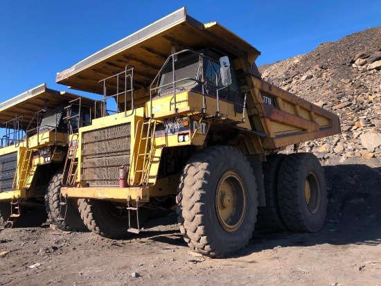 CAT 777D STRAIGHT FRAME HAUL TRUCK SN:AGC01080 powered by Cat 3508 diesel engine, equipped with EROP