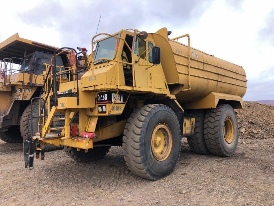 CAT 773B OFF ROAD WATER TRUCK powered by Cat 3412 diesel engine, equipped with EROPS, 12,000 gallon