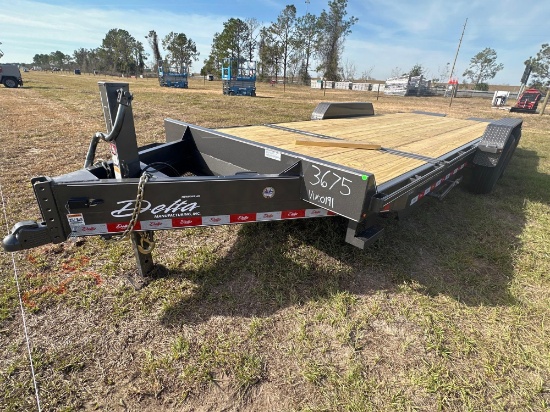 NEW 2023 DELTA 20FT. TAGALONG TRAILER VN-60191... equipped with 16ft. Tilt deck, 4ft. Fixed deck, (2
