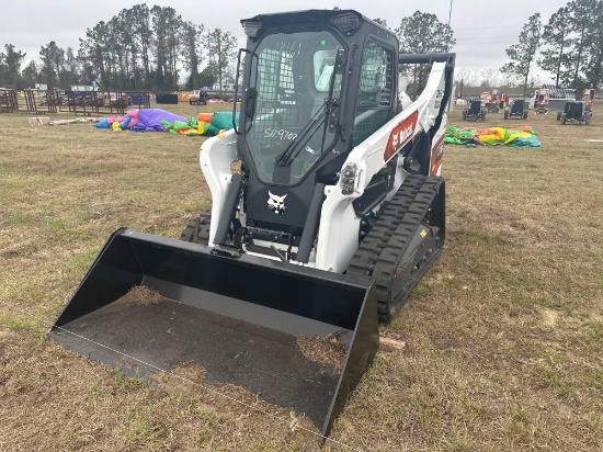 2022 BOBCAT T76 RUBBER TRACKED SKID STEER SN-19702... powered by diesel engine, 75hp, equipped with