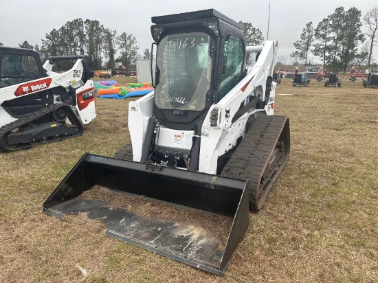 2019 BOBCAT T870 RUBBER TRACKED SKID STEER SN:B47C14666 powered by Bobcat T4 diesel engine, 100hp,