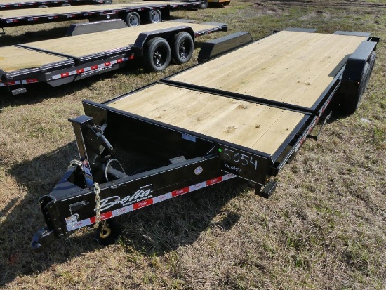 NEW 2023 DELTA 20FT. TAGALONG TRAILER V-60187... ...equipped with 16ft. Tilt deck, 4ft. Fixed deck, 