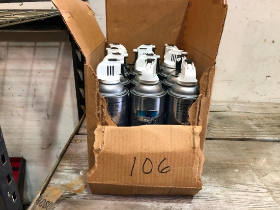 BOX OF (12) SPRAY CANS OF WASP & HORNET KILLER SUPPORT EQUIPMENT