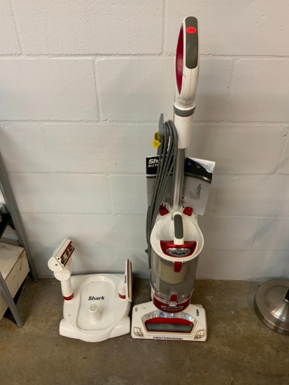 SHARK ROTATOR ELECTRIC UPRIGHT VACCUUM CLEANER SUPPORT EQUIPMENT . All Items need to be removed by