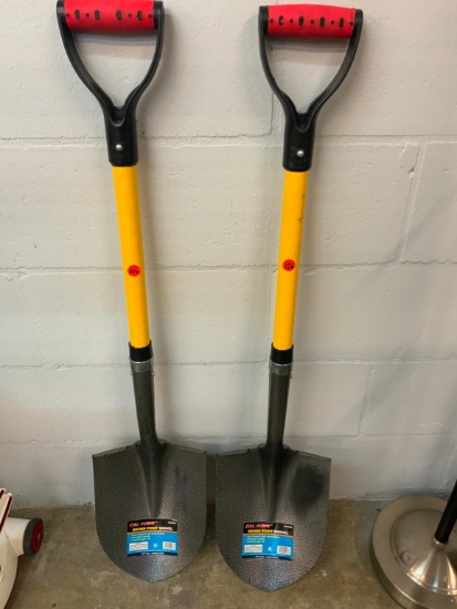 (2) NEW CAL-HAWK D HANDLE SPADE SHOVELS SUPPORT EQUIPMENT . All Items need to be removed by March