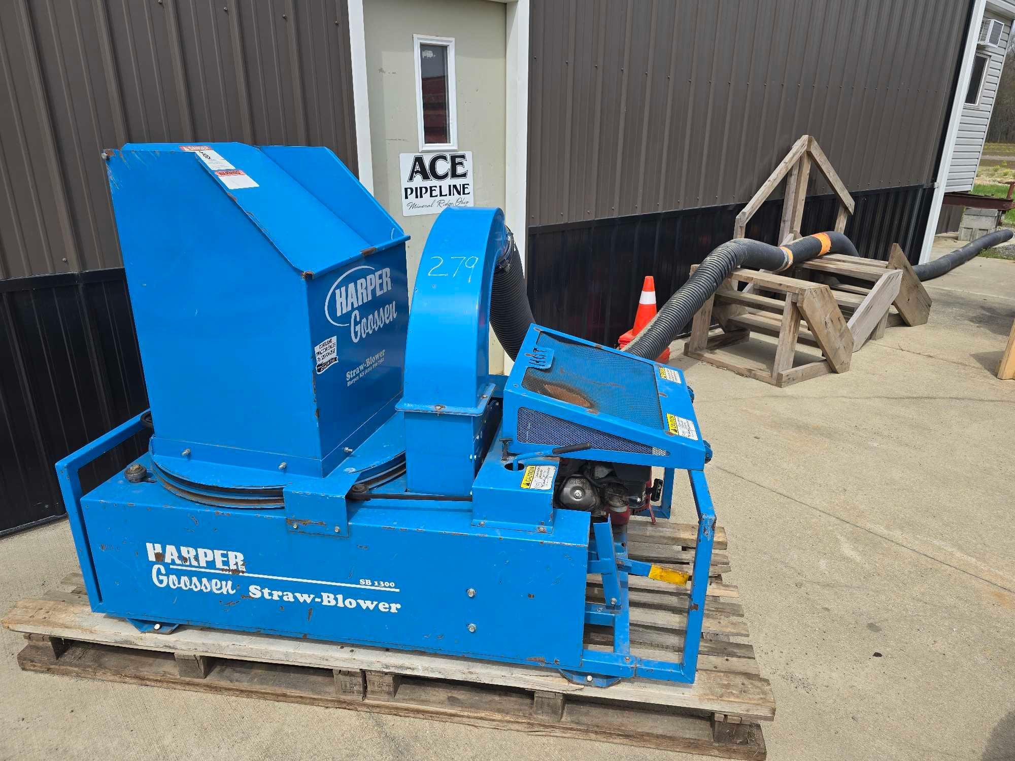 HARPER SB1300 STRAWBLOWER SUPPORT EQUIPMENT Proxibid